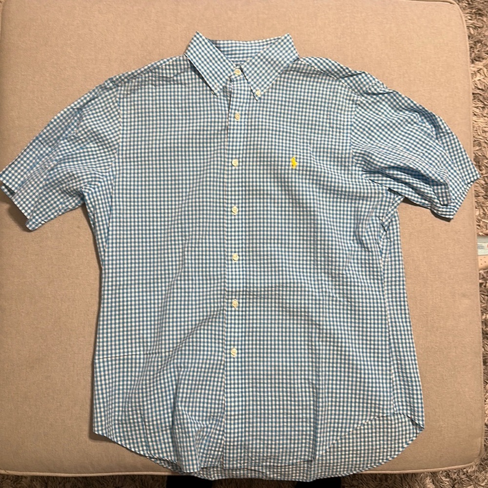 Short sleeve button down Ralph Lauren shirt